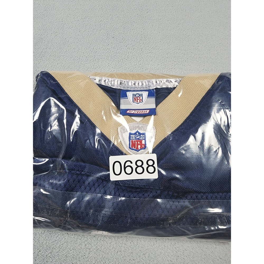 Vintage Reebok St Louis Rams Kurt Warner 13 Jersey Youth XL 18-20 NFL Y2K Navy - Picture 12 of 12